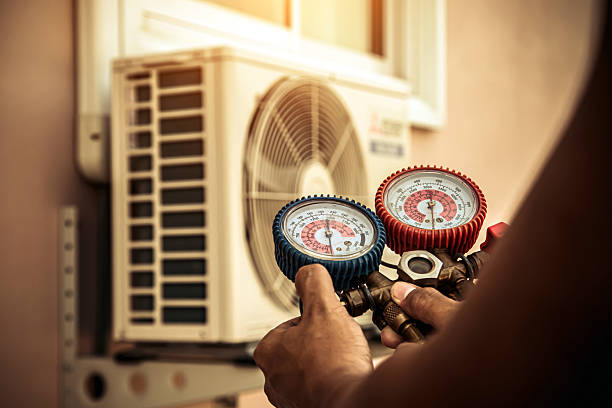 Professional Hvac technician working in York Haven, PA